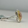 Gold 9K (375) Tri Colour Gold SGL Certified Natural Pink Diamond, Natural Yellow Diamond & Natural White Diamond Image 8