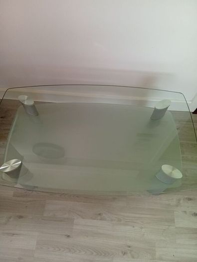 Modern Quality Tempered Glass Coffee Table