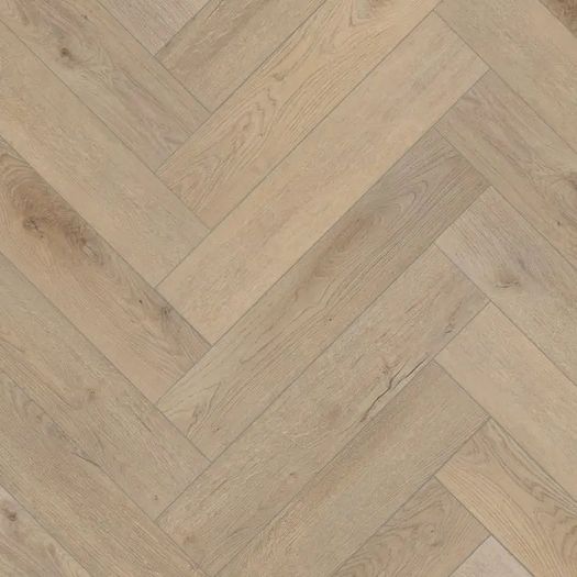 Herringbone LVT Flooring - Eden Oak 60x12.5cm