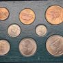 Ireland 1949 1951 1952 1953 Coin Set Half Crown to Farthing Superb Condition Coins!! Image 4