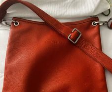 LONGCHAMP Orange Leather Bag for sale.  Collection only from Naas Co Kildare
