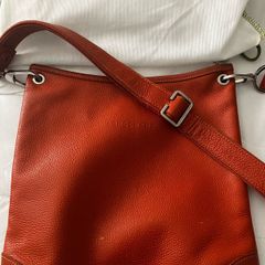 LONGCHAMP Orange Leather Bag for sale.  Collection only from Naas Co Kildare