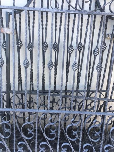 Solid Wrought Iron original gates