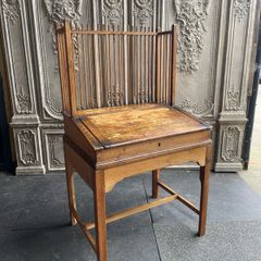 A George III pine payroll clerks desk with original finish. Circa 1800-1820.