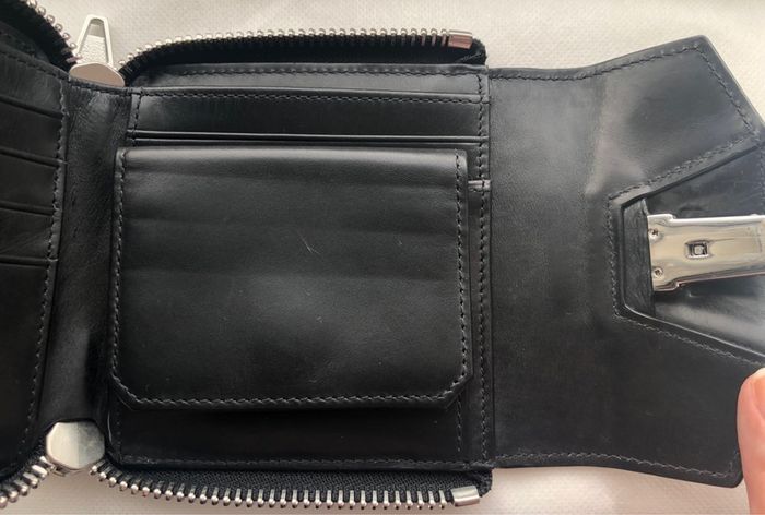 Alexander Wang black Quillon compact wallet