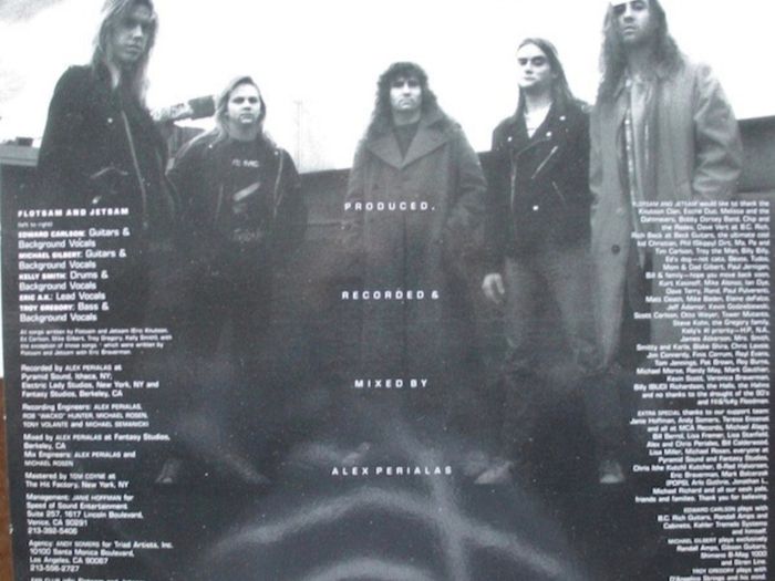 Flotsam and Jetsam When The Storm Comes Down Original MCA pressing MCG 6084