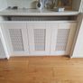 Cream Built in Wall TV Unit Image 2