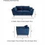 navy sofa Image 4