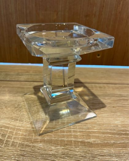 Glass Pillar Candle Holder