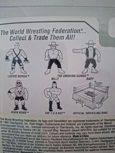 WWF Hasbro Wrestling 123 Kid MOC