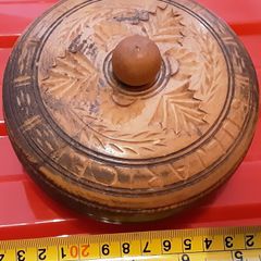 vintage wooden box and lid ( buljarice )
