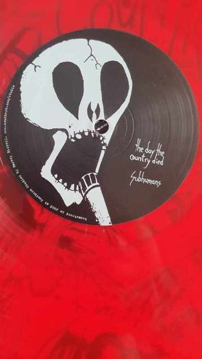 Subhumans   The Day The Country Died. LP  Anarco Punk Hardcore Crust
