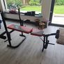 USF Ultimate Strength Fitness Weights Bench including Weights bellbars and accessories Image 7
