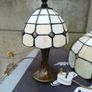 Vintage Table Lamps & Ceiling Shade Set Image 2