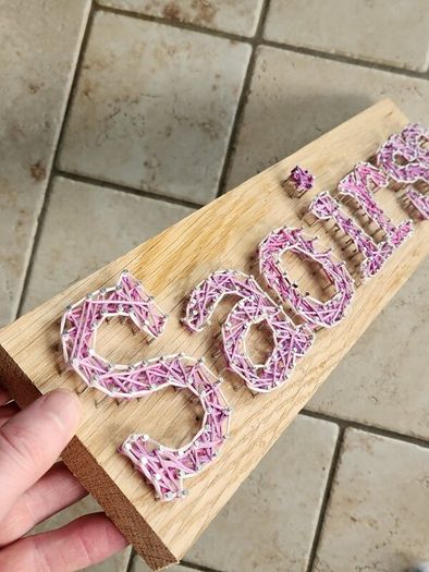 Saoirse Name Sign Plaque Oak Wood