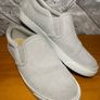 Clarks Grey Suede Ladies Slip On No Lace Shoes UK5 EUR38 Image 2