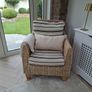 Indoor Rattan 2 seater sofa and 2 chairs Image 3