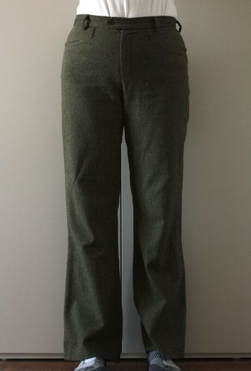 Woolen green trousers Savida