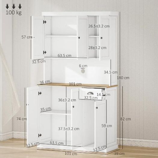 Kitchen Storage Cabinet 180cm