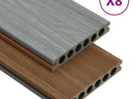 main image for ad WPC Decking Boards with Accessories Brown and Grey 16 m.sq 2.2 m