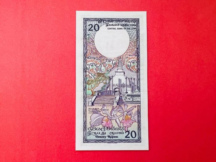 Sri Lanka   20  Rupees.  1990  Pick  97  ( Uncirculated )