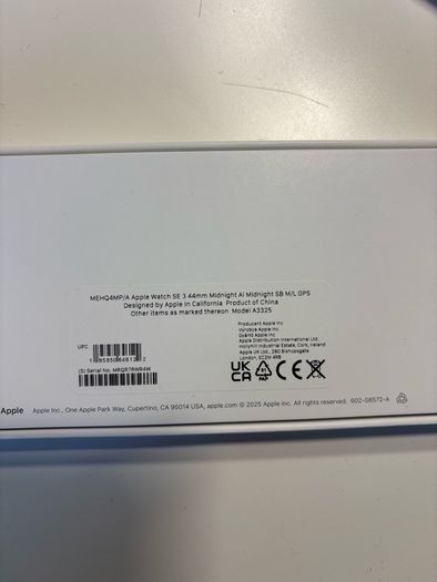 Apple Watch SE 44m Black