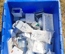 Box of various electrical items