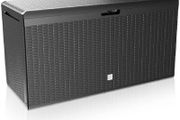 _Storage Box Rato Plus Wheels Handles 100 kg Load Capacity Smart Click System Chest Garden Box Cushion Box Anthracite