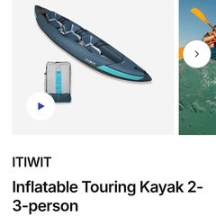 2 person Kayak plus accesories