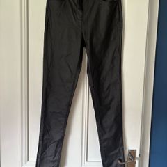 soyaconcept leather look trousers