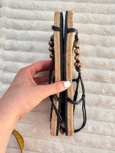 Zara sandals beach women narrow feet Size 40 Please see photos