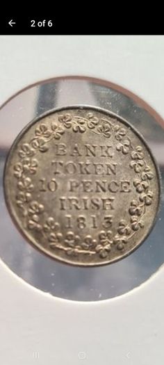 1813 George III, Irish 10p silver