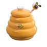 Ceramic Bee Hive Honey Pot Image 3