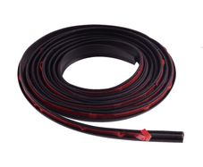 2M T-Shape Dustproof Car Front Left Right Door Sealing Strip Hood Trunk Edge Moulding Trim Weatherstrip Black Rubber Universal