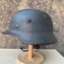 Original German WW2 Reissue M40 Stahlhelm. Militaria Image 2