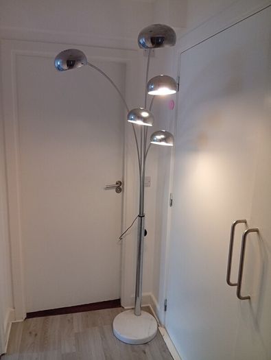 Deluxe Arch 5 Lights Chrome Floor lamp