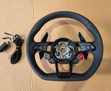 Leather Steering Wheel For Audi Tt Ttrs Tts R8 Rs4 Rs5 Rs6 Rs3 Rs7 S6 S7 S8 S1