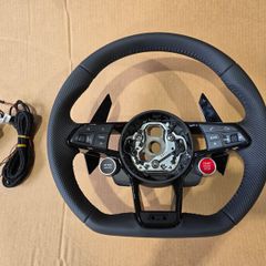 Leather Steering Wheel For Audi Tt Ttrs Tts R8 Rs4 Rs5 Rs6 Rs3 Rs7 S6 S7 S8 S1