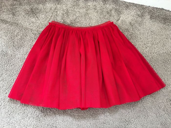 Next girl tulle red skirt 6 years 116cm