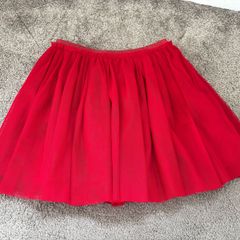 Next girl tulle red skirt 6 years 116cm