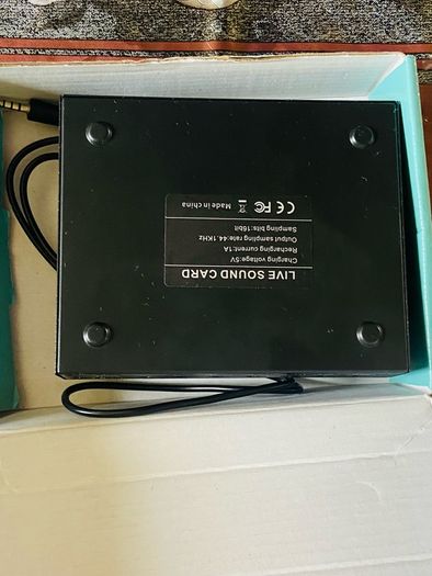 Live sound card