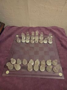 Glass Chess Board