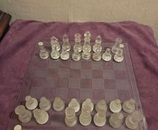 Glass Chess Board