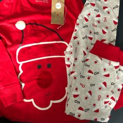 Christmas pyjama set pjs 6-7 y brand new