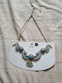 Aqua & Green Necklace