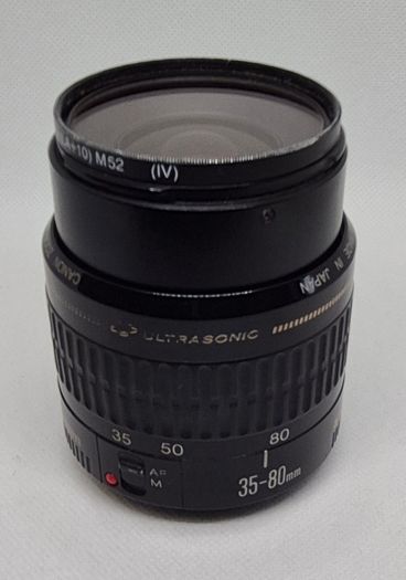 Canon EF 35-80mm f/4-5.6 Lens + Hama Sky 1A M52 Filter