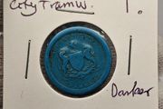 Belfast City 1d Tramways Plastic Token