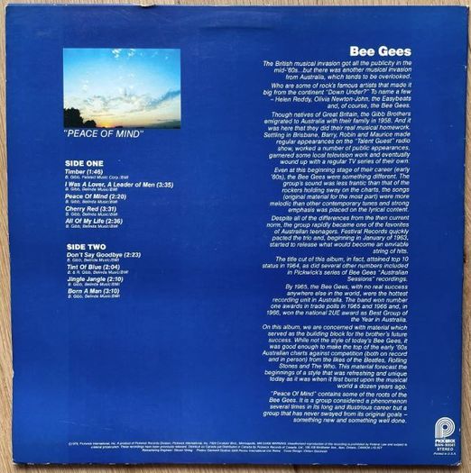 LP Bee Gees, in good condition. The price is on the list.