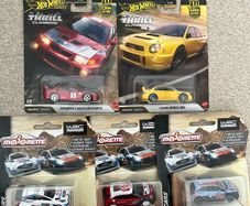 Rally car diecast collection bundle brand new