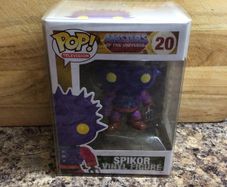 Rare !!! Masters of the universe - 1st line release - spikor  with protective case